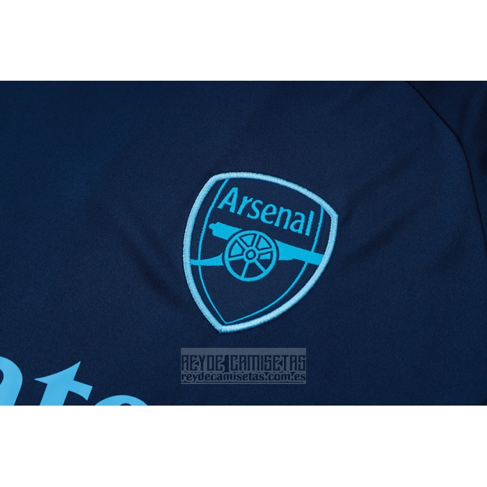 Chandal del Arsenal Manga Corta 2024-2025 Azul - Pantalon Corto